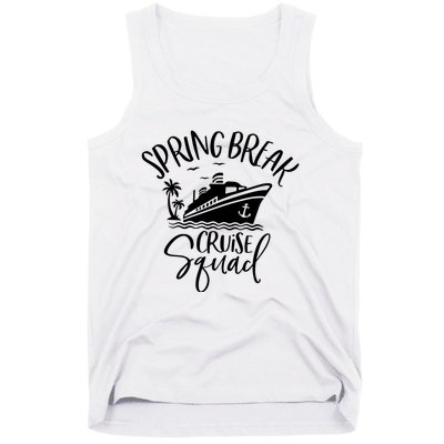 Spring Break Cruise Squad Cruising Matching Team Tank Top