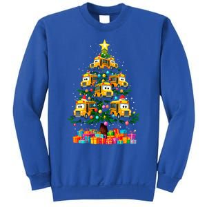 School Bus Christmas Tree Xmas Holidays School Bus Driver Gift Sweatshirt