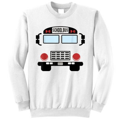 School Bus Costume Funny Yellow School Bus Driver Sweatshirt