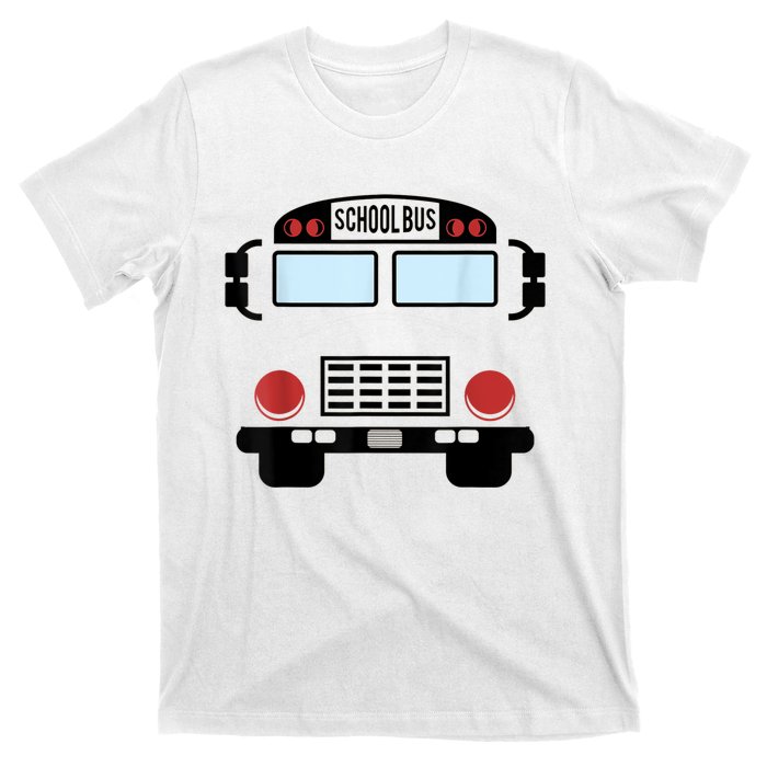 School Bus Costume Funny Yellow School Bus Driver T-Shirt