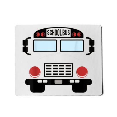 School Bus Costume Funny Yellow School Bus Driver Mousepad