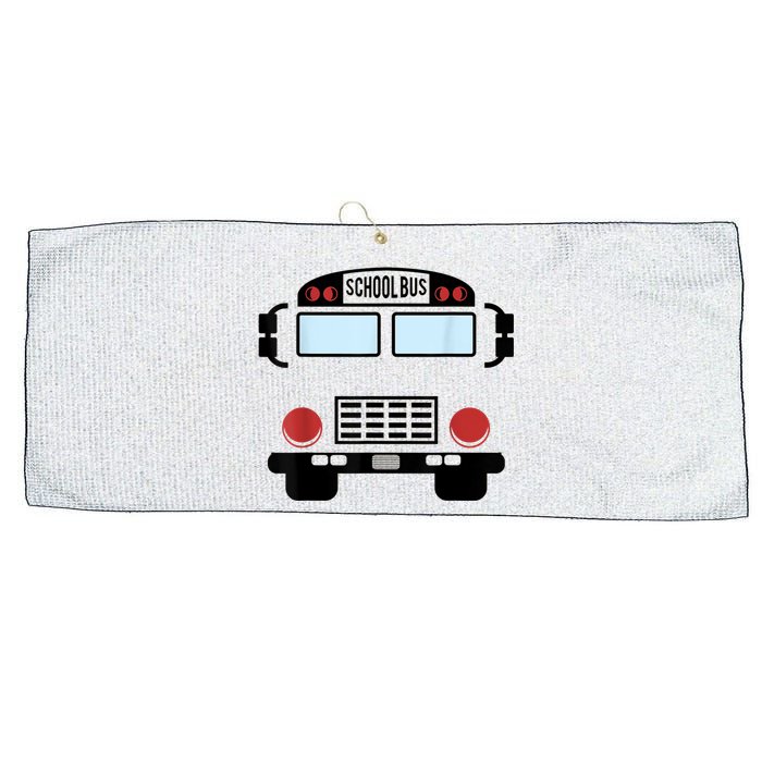 School Bus Costume Funny Yellow School Bus Driver Large Microfiber Waffle Golf Towel