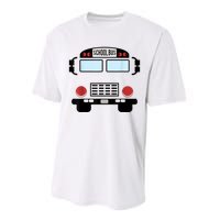 School Bus Costume Funny Yellow School Bus Driver Performance Sprint T-Shirt