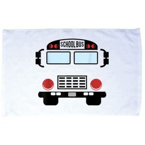 School Bus Costume Funny Yellow School Bus Driver Microfiber Hand Towel