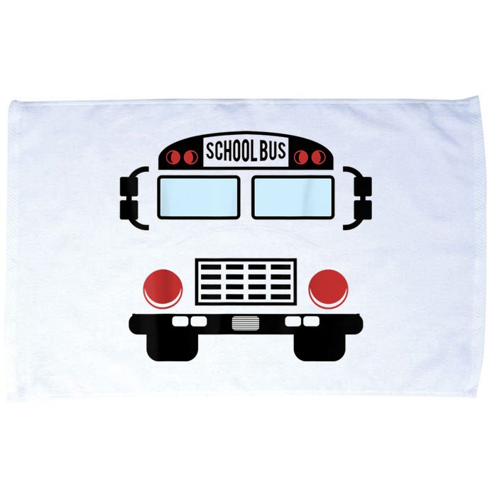 School Bus Costume Funny Yellow School Bus Driver Microfiber Hand Towel