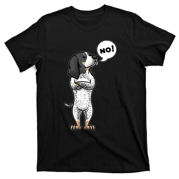 Stubborn Bluetick Coonhound Dog T-Shirt