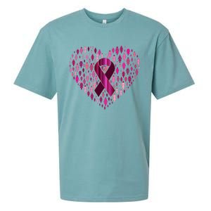 Support Breast Cancer Awareness Love Sueded Cloud Jersey T-Shirt