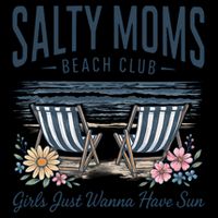 Salty Beach Club Girl Just Wanna Have Sun Matching Team Impact Tech Backpack