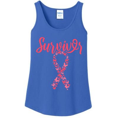 Support Breast Cancer Awarness Gift Ladies Essential Tank