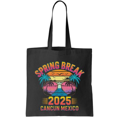 Spring Break Cancun Mexico 2025 Sunglasses Retro Beach Vacay .Png Bag