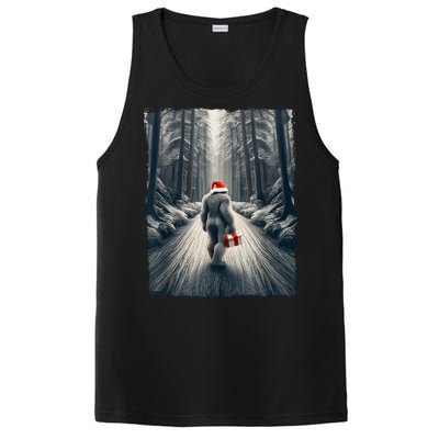 Santa Bigfoot Christmas Sasquatch Believe PosiCharge Competitor Tank