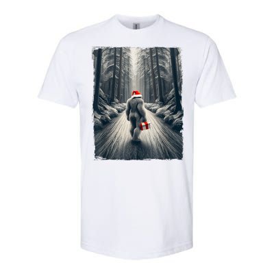 Santa Bigfoot Christmas Sasquatch Believe Softstyle CVC T-Shirt