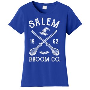 Salem Broom Company Grunge Halloween S Witch Gift Women's T-Shirt