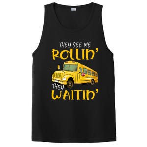 School Bus Driver They See Me Rollin They Waitin PosiCharge Competitor Tank