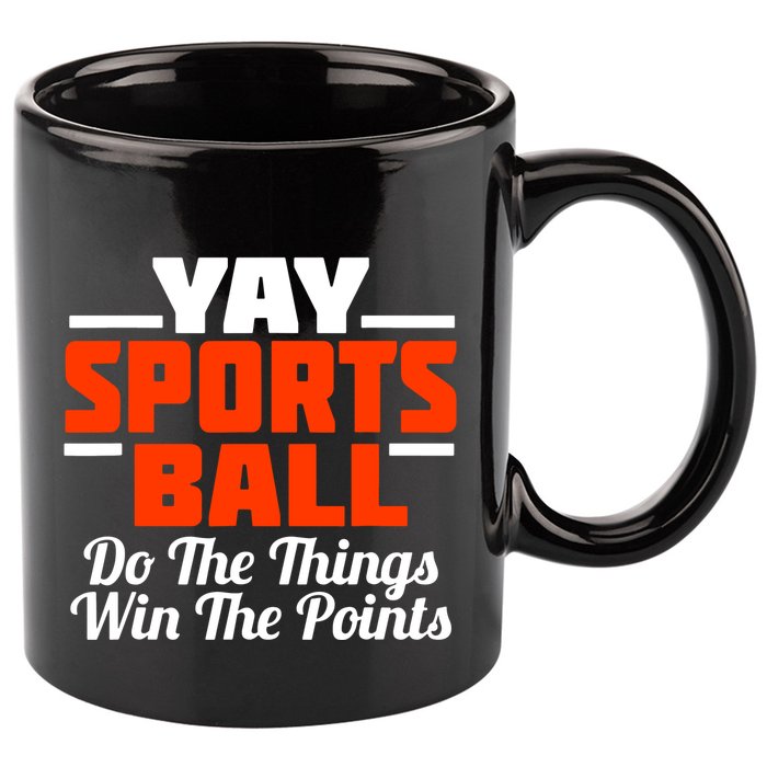 Sports Ball Do The Thing 11oz C Handle Ceramic Mug