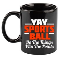 Sports Ball Do The Thing 11oz C Handle Ceramic Mug