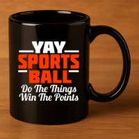 Sports Ball Do The Thing 11oz C Handle Ceramic Mug