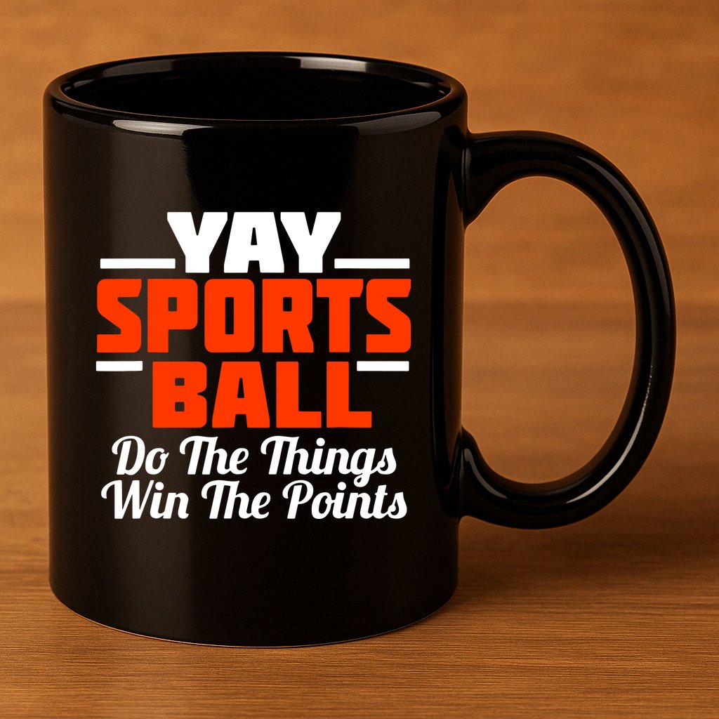 Sports Ball Do The Thing 11oz C Handle Ceramic Mug