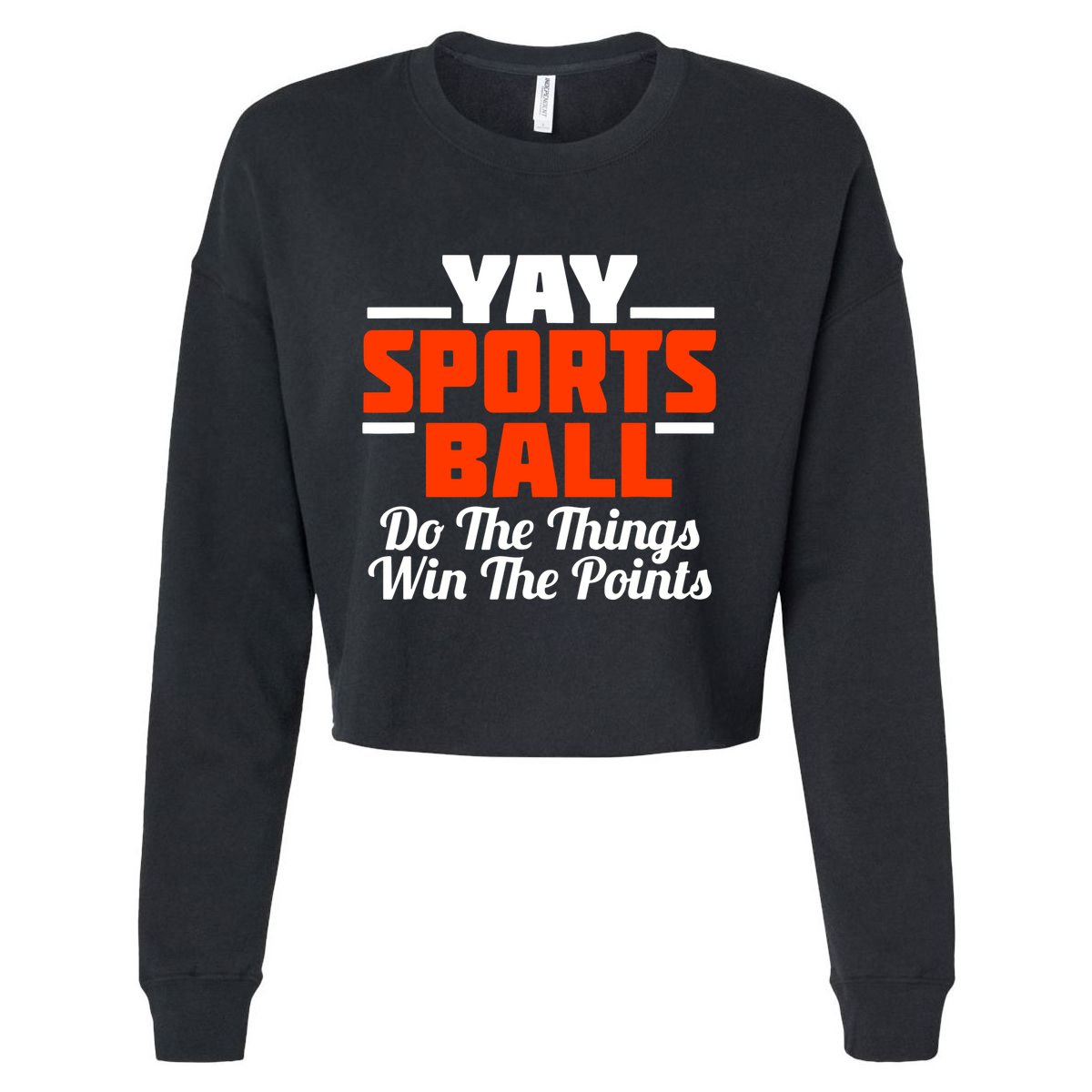 Sports Ball Do The Thing Cropped Pullover Crew