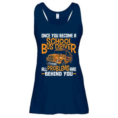 School Bus Driver All Problems Are Behind You Ladies Essential Flowy Tank
