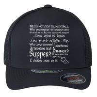 Second Breakfast Design On A Flexfit Unipanel Trucker Cap