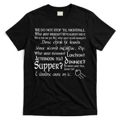 Second Breakfast Design On A T-Shirt