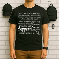 Second Breakfast Design On A T-Shirt