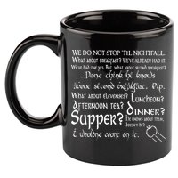 Second Breakfast Design On A 11oz C Handle Ceramic Mug