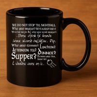 Second Breakfast Design On A 11oz C Handle Ceramic Mug