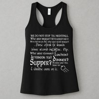 Second Breakfast Design On A Womens Tank Top
