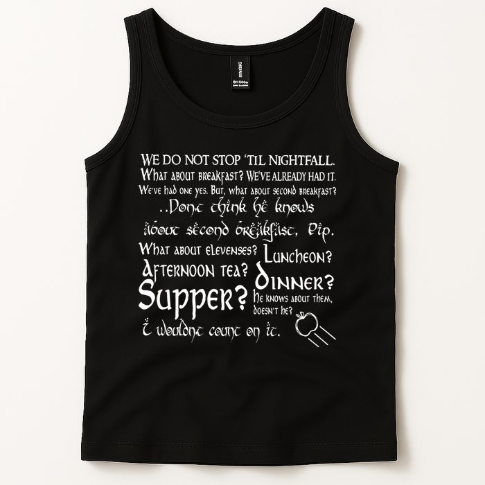 Second Breakfast Design On A Tank Top