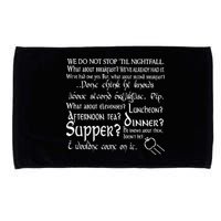 Second Breakfast Design On A Microfiber Hand Towel