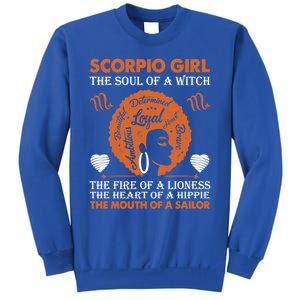 Scorpio Birth Day Gift October November Meaningful Gift Sweatshirt