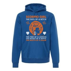 Scorpio Birth Day Gift October November Meaningful Gift Premium Hoodie