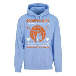 Scorpio Birth Day Gift October November Meaningful Gift Unisex Surf Hoodie