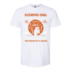 Scorpio Birth Day Gift October November Meaningful Gift Softstyle CVC T-Shirt