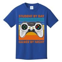 Student By Day Gamer By Night Meme For Gamers Kids T-Shirt