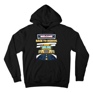 School Bus Driver Teachers Students Welcome Back To School Hoodie