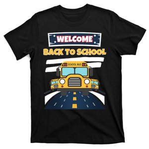 School Bus Driver Teachers Students Welcome Back To School T-Shirt