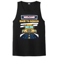 School Bus Driver Teachers Students Welcome Back To School PosiCharge Competitor Tank