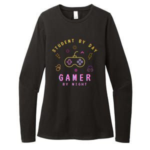 Student By Day Gamer By Night Womens CVC Long Sleeve Shirt