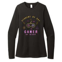 Student By Day Gamer By Night Womens CVC Long Sleeve Shirt