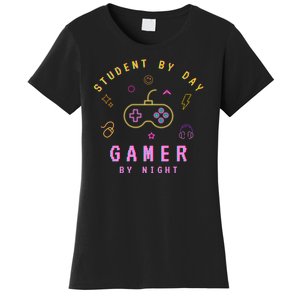 Student By Day Gamer By Night Women's T-Shirt