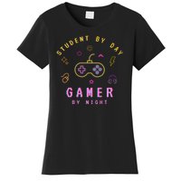 Student By Day Gamer By Night Women's T-Shirt