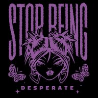 Stop Being Desperate Sassy Doll Sustainable Knit Beanie