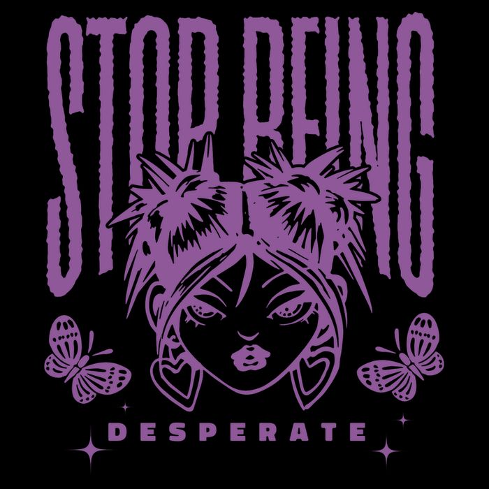 Stop Being Desperate Sassy Doll Sustainable Knit Beanie