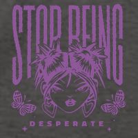 Stop Being Desperate Sassy Doll Vector Backpack
