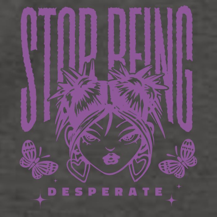Stop Being Desperate Sassy Doll Vector Backpack