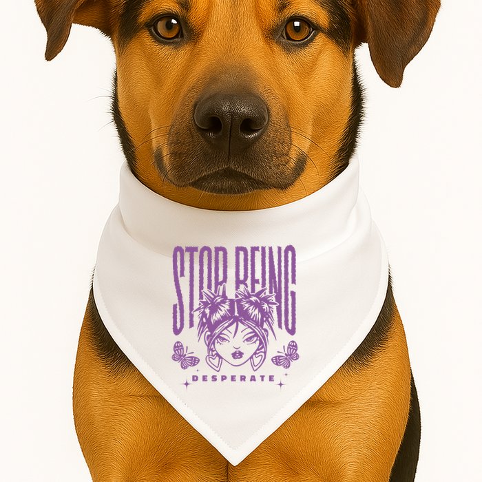 Stop Being Desperate Sassy Doll USA-Made Doggie Bandana