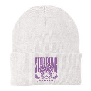 Stop Being Desperate Sassy Doll Knit Cap Winter Beanie